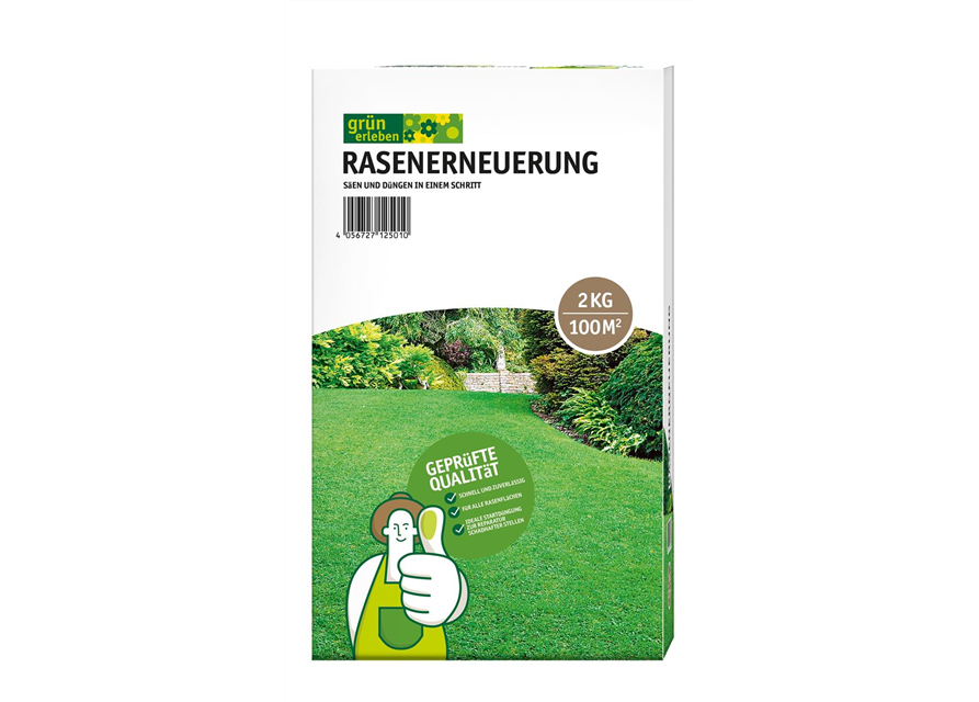 Rasenerneuerung 2 in 1